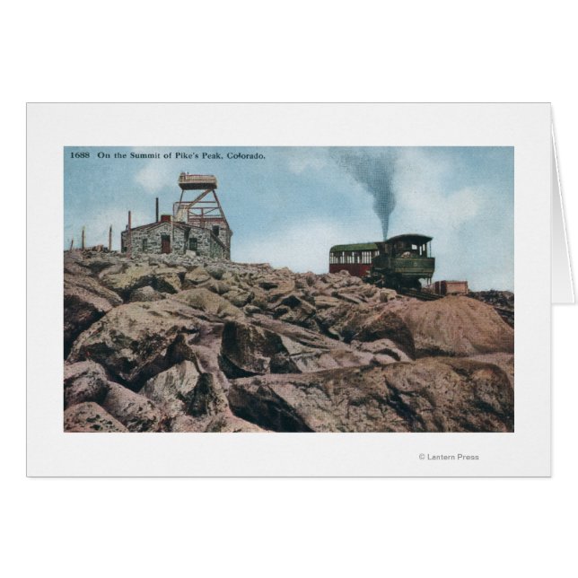 Pikes Peak, Colorado - Au Sommet (Devant horizontal)