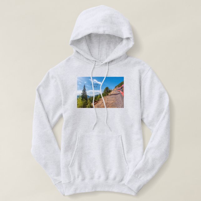 Pikes Peak Train Ride Sweat - shirt à capuche femm (Design devant)