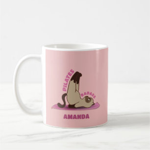 Pilates Badass entraînement Kitty Cat Mug