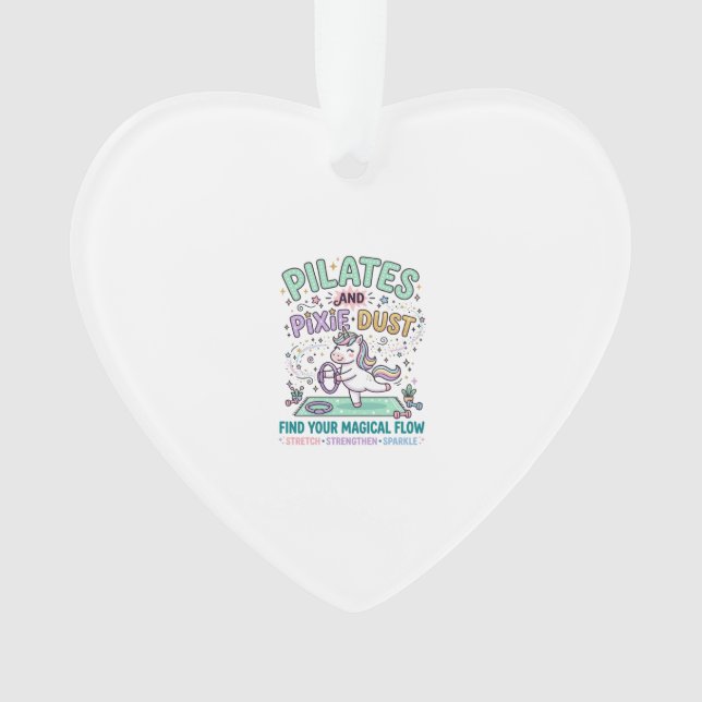 Pilates de licorne et poussière de pixie typograph (devant)