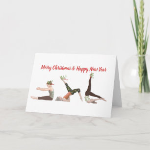 Pilates Joyeux Noël et Bonne Année Carte