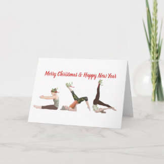 Pilates Joyeux Noël et Bonne Année Carte