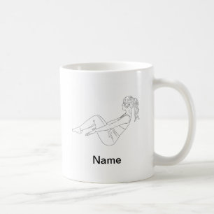 Pilates personnalisées Mug en céramique