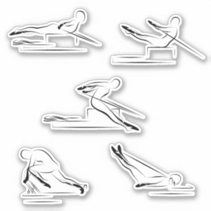 Pilates Stickers Papier à lettres