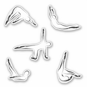 Pilates Stickers Papier à lettres