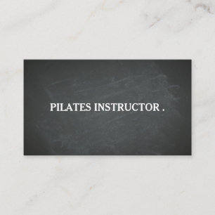Pilates Yoga Instructeur Carte de visite enseignan