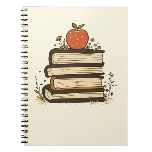 Pile de livres Apple Cahier d'enseignant (Devant)