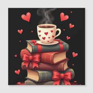 Pile de livres de la Saint-Valentin
