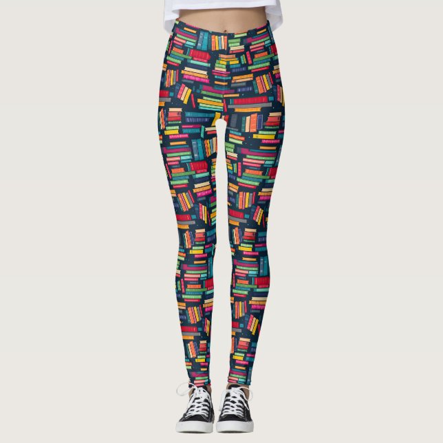 Pile de livres Leggings (Devant)