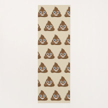 Pile d'Emoji de tapis de yoga de poo