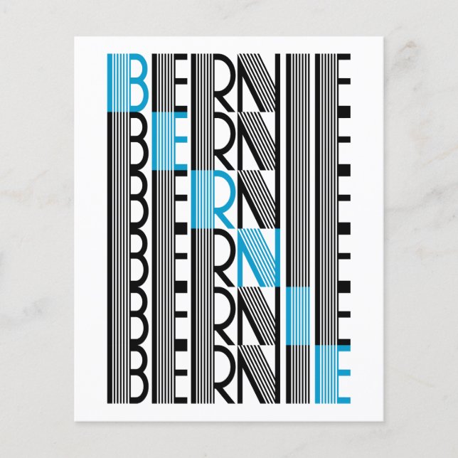 piles de texte bernie (Devant)