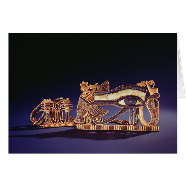 Pilier de Djed pectoral et oeil de wedjet pectoral (Devant horizontal)