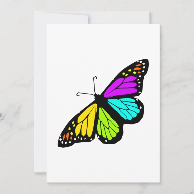 Pilier de papillon coloré (Devant)