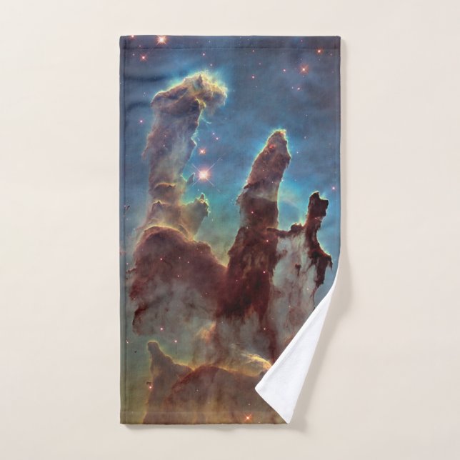 Piliers de création, Aigle Nebula Hubble Space (Serviette à main)