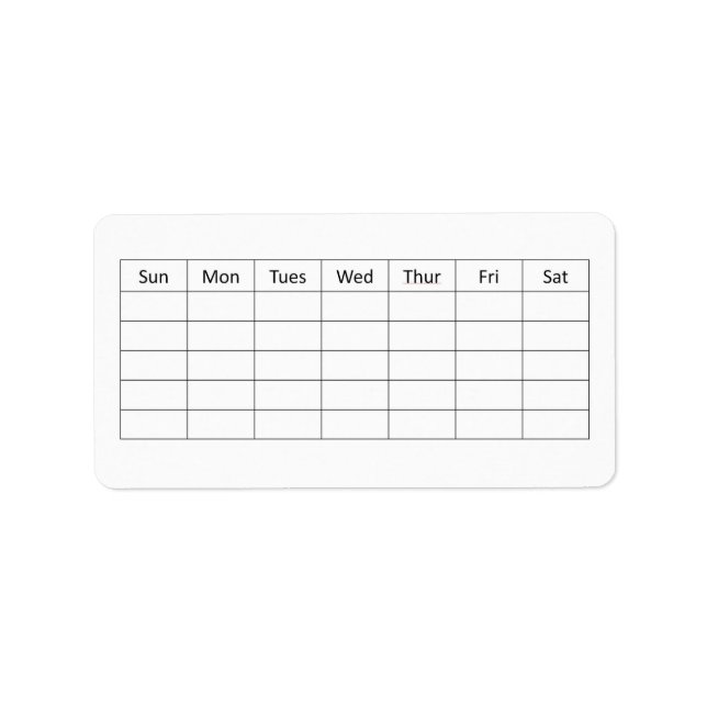 Pill Bottle Sticker Label. Mark off days for meds (Devant)