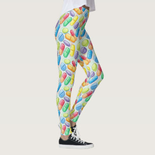 Pill Médicale et Capsule Motif Leggings