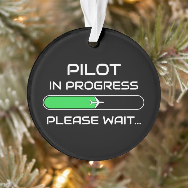 PIlot in Progress Funny Aviation Flight School (Arbre)