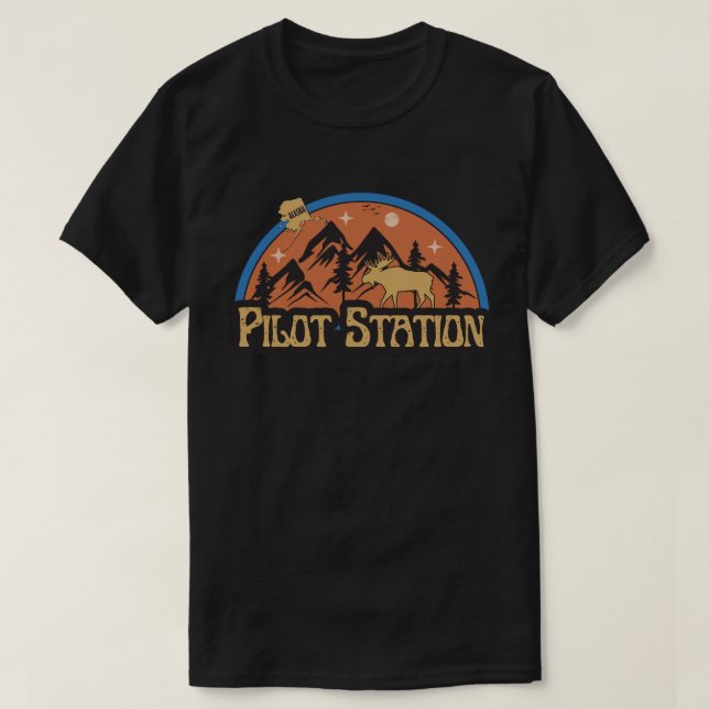 Pilot Station, Alaska-T-Shirt T-Shirt (Design devant)