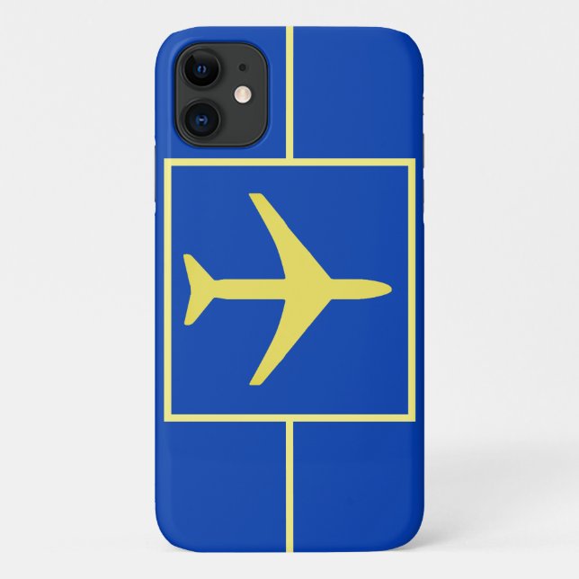Pilote avion aviation volant iPhone 11 Coque (Dos)