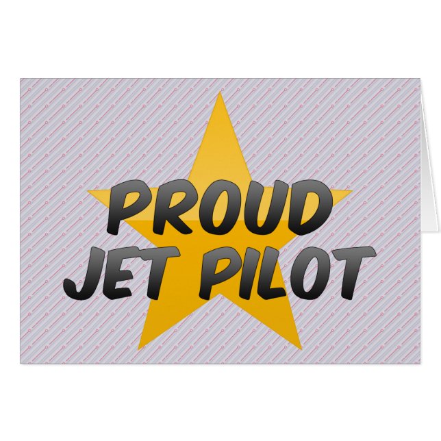 Pilote de jet fier (Devant horizontal)
