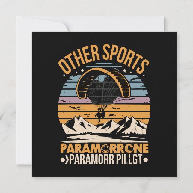 Pilote de paramoteur Paramoteur (Devant)