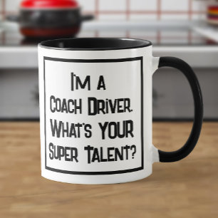 Pilote d'entraîneurs Super Talent. Mug à café à de