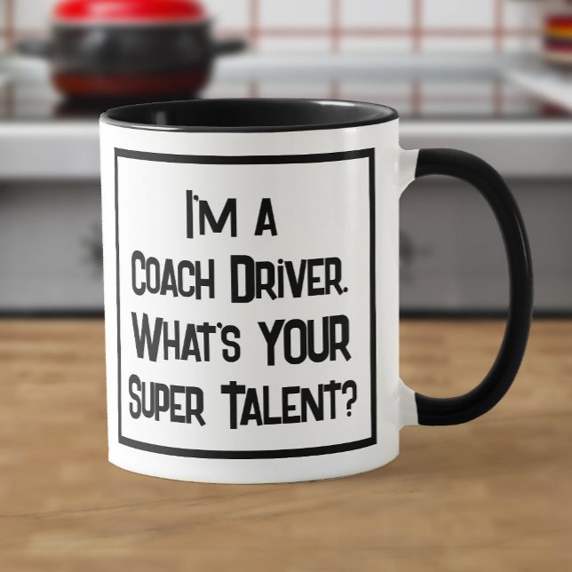 Pilote d'entraîneurs Super Talent. Mug à café à de (Créateur téléchargé)