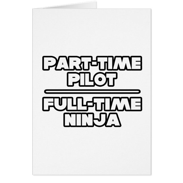 Pilote P/T, Ninja F/T (Devant)