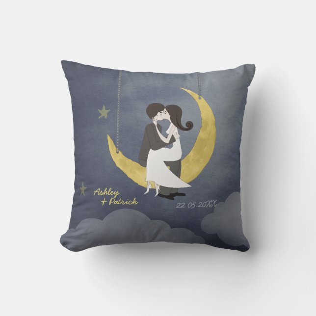 Pilotez-moi au coussin de cadeau de la lune 2 (Recto)