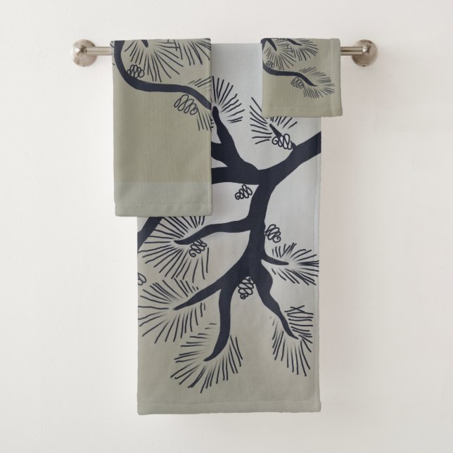 Pin moderne et cônes de pins (En situation)