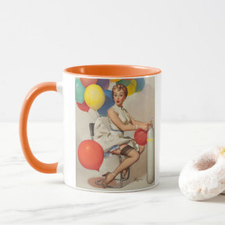 Pin Up Girl Art Vintage Café Mug