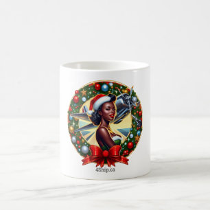 Pin-up Girl Christmas Mug