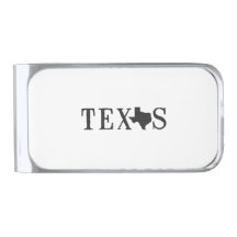 Nom du Texas avec la lettre formée par état