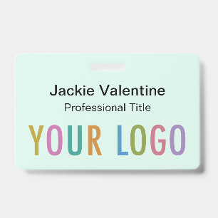 Pince de badge nominatif en plastique dur avec mou