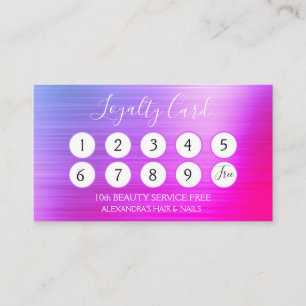 Pince de fidélité Pink and Purple Business Foil