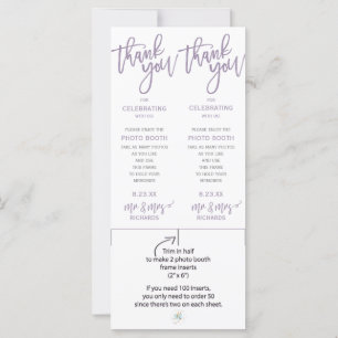 Pinceau mariage pour cadres de cabine photo (Lavan