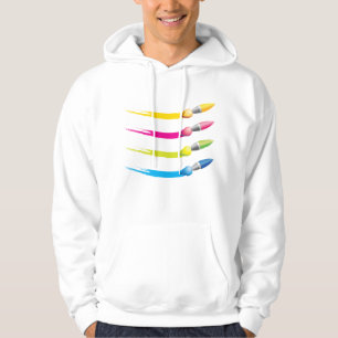 Pinceaux colorés Sweat - shirt à capuche
