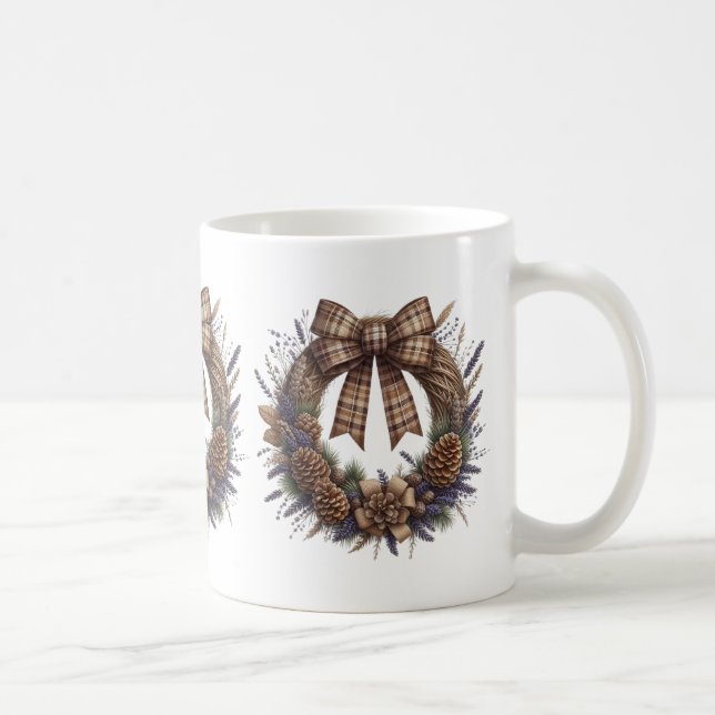 Pincecone Wreath Mug (Droite)