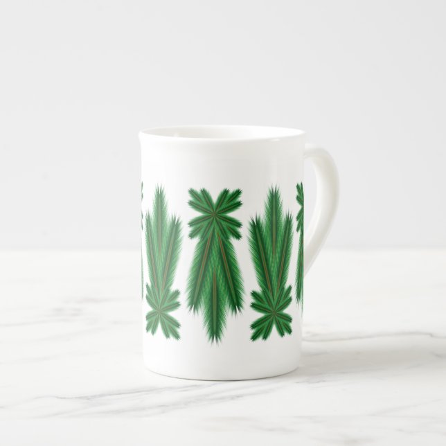 Pine Comet 10oz.Bone Chine Mug (Devant droit)