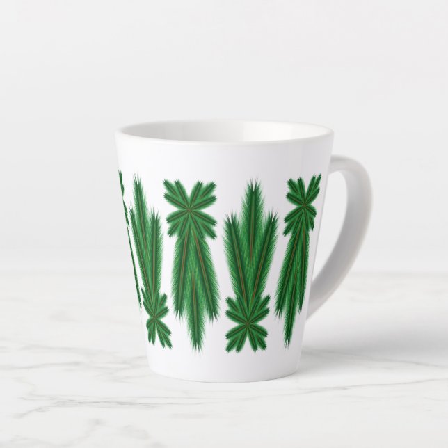 Pine Comet 12oz. Latte Mug (Angle droit)