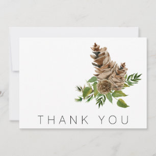 Pine Cones et Merci funéraire du feuillage