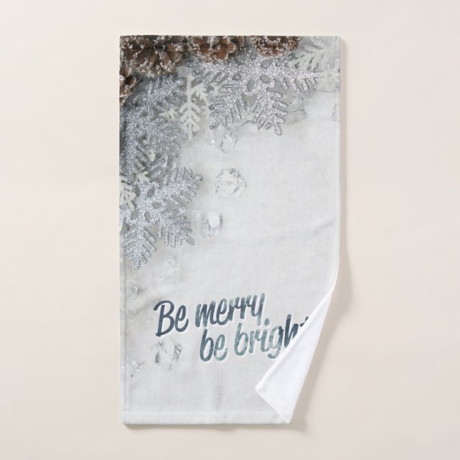 Pine Cônes, Fête des snowflèches (Serviette à main)