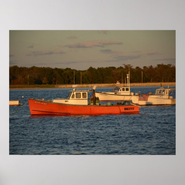 Pine Point Maine 24" x 18", Poster (Devant)