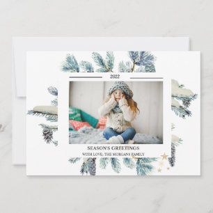 Pine Tree Branches BONNES FÊTES photo