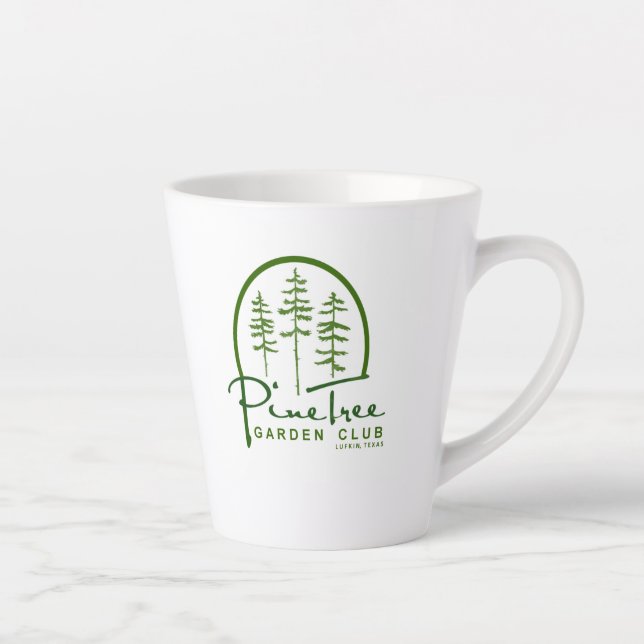 Pine Tree Garden Club Latte Mug (Droite)