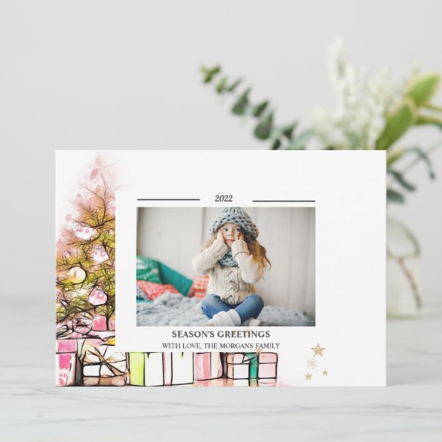 Pine Tree présente des BONNES FÊTES photo (Debout devant)