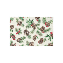 Pinecone rustique et mat de Noël Holly