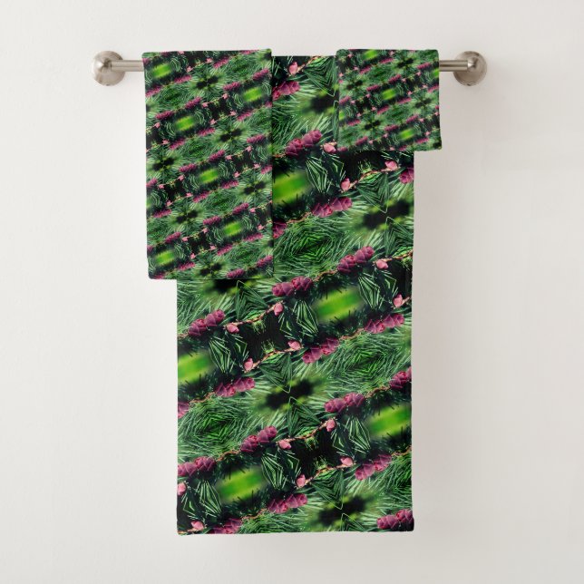 Pinecones miniatures - Gros plan sur Motif Abstrai (En situation)