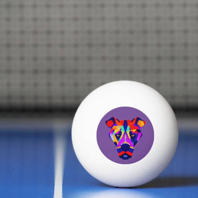 Ping Pong Alexander's Dog violet balle de ping-pong 3 étoile (Filet)