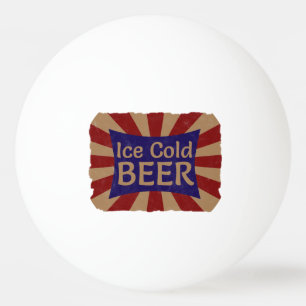 Ping Pong Balle à bascule de la bière froide glacée